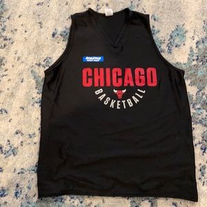 Chicago Bulls practice jersey black L